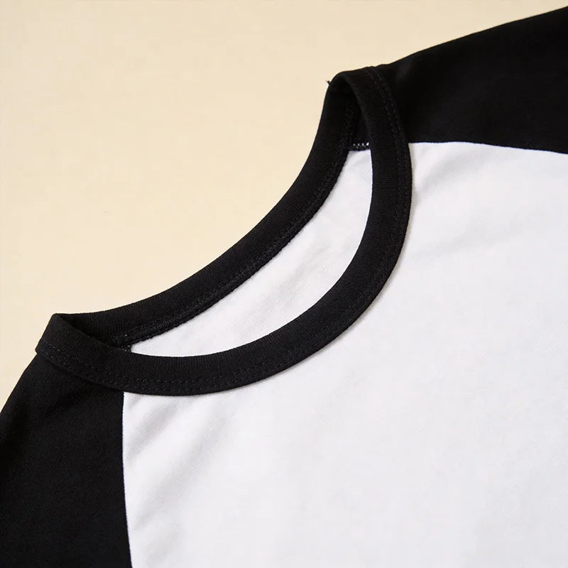 Funny Kawaii T Shirt Retro Black Cat Letter Print Crew Neck T-Shirt Casual Short Sleeve Tops for Spring Summer Women's Clothing