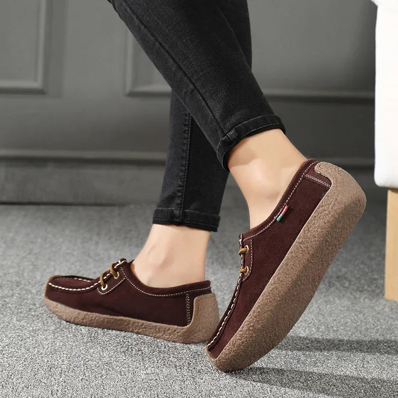 Lightweight Casual Shoes Women's Oversized  Breathable Elegant Comfortable and Non Slip in Summer Round Toe Flat Shoes for Girls
