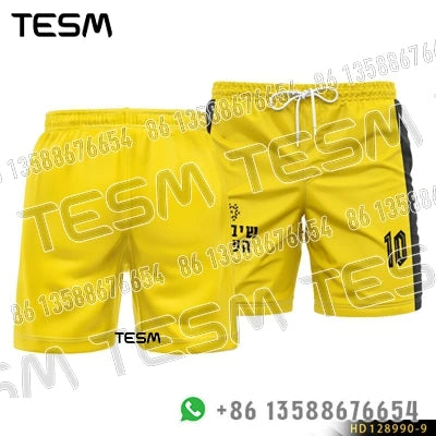 TESM Men Women Breathable Sports T-Shirt Shorts 3D Printed Number Short Sleeve Training Top Loose Streetwear Trendy Tee S-6XL