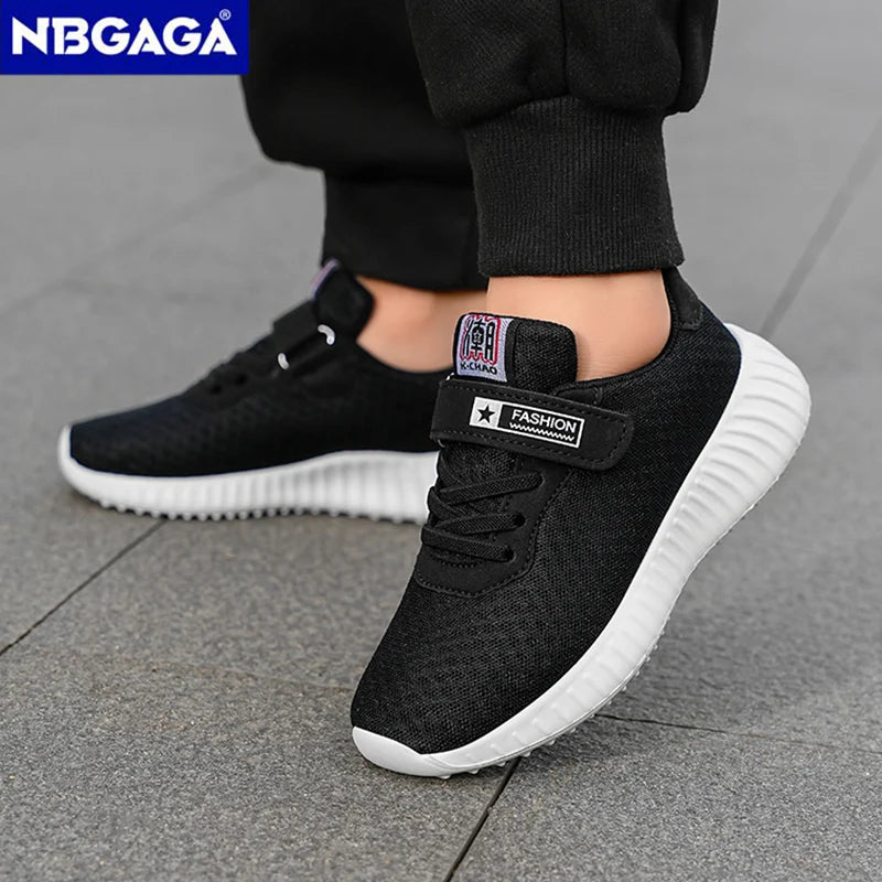 Children Boy's Summer Breathable Lightweight Sneakers Kids' Outdoor Running Shoes for Sports & Tennis Size 28-39