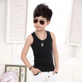 Kids Girls Summer Casual Vest Outfit Children Baby Boy Girl Sleeveless Tops Cotton Solid Color T-shirt Tees Toddler Top  Outfits