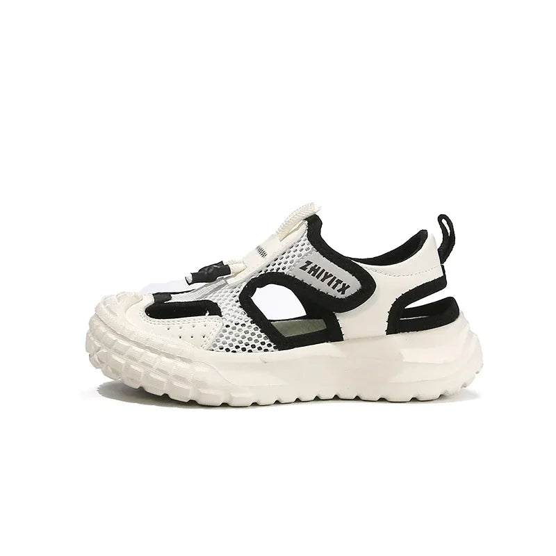 2025 Summer Children Casual Sandals for Girls Boy New Fashion Korean Style Soft Sole Anti-slippery Versatile Chic Sports Sandals