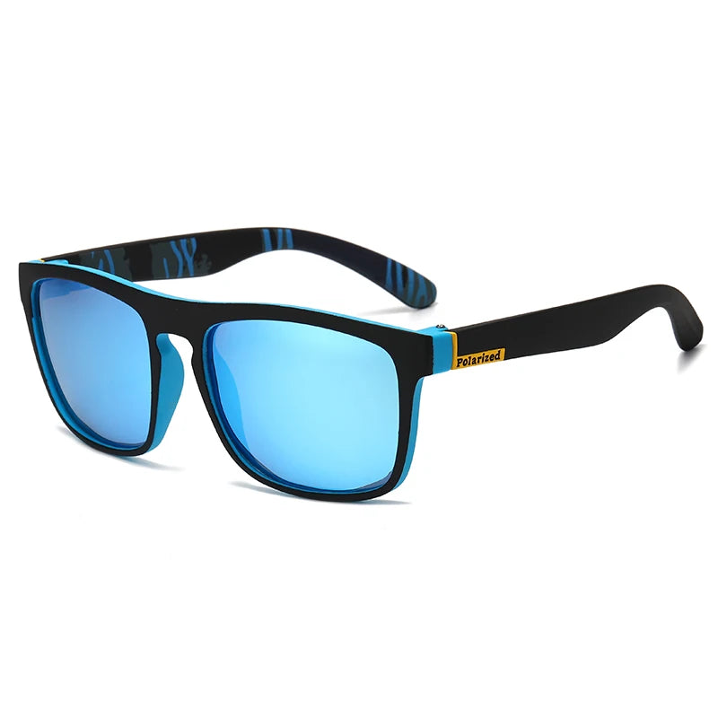 COOLMEN Men's Square Polarized Sunglasses Yellow Lens Anti-Glare Night Vision UV400 Eyewear for Driving 888