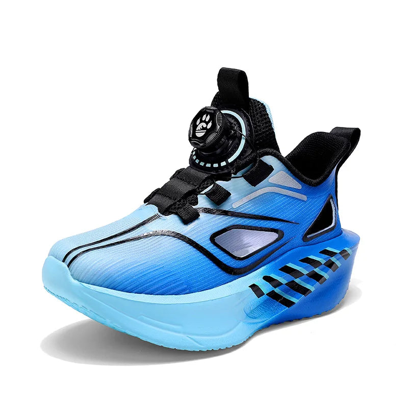 Childrens Sports Shoes Summer Hollow Breathable Outdoor Daily Comfortable Walking Shoes Soft Sole Elastic Training Running Shoes